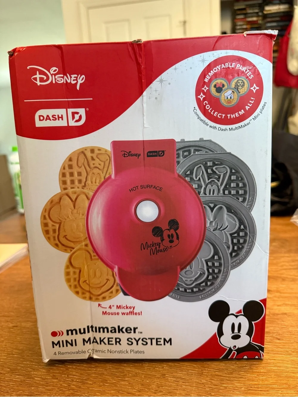 Mickey and Friends mini waffle maker